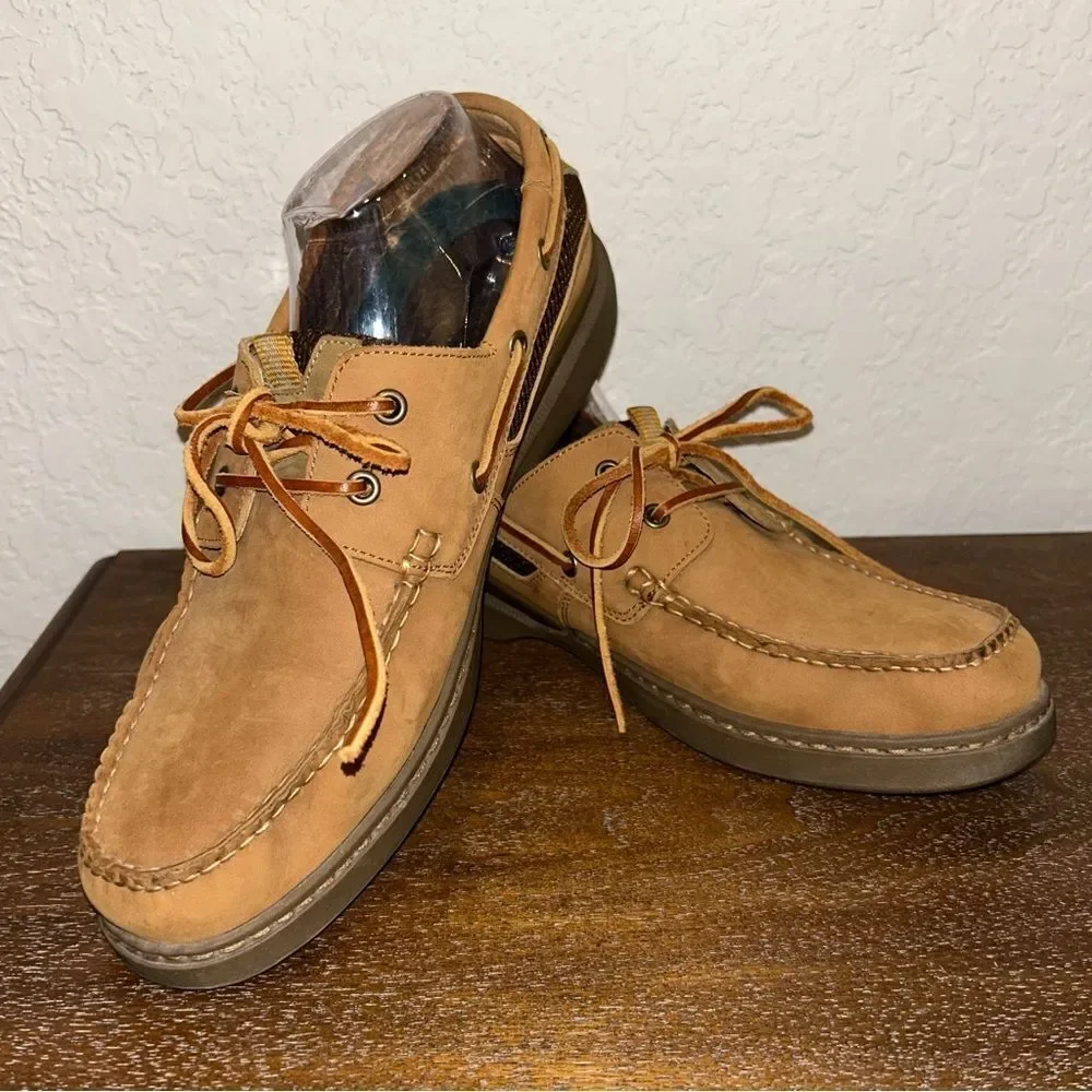 Bass Turnbuckle Slip On Lace Up Boat Loafer Shoes